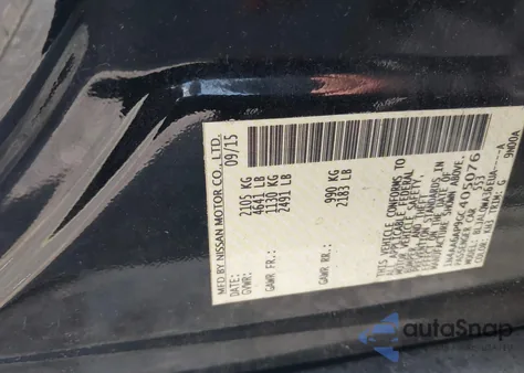 2016 Nissan Maxima 3.5 S from USA, damaged, VIN 1N4AA6AP9GC405076